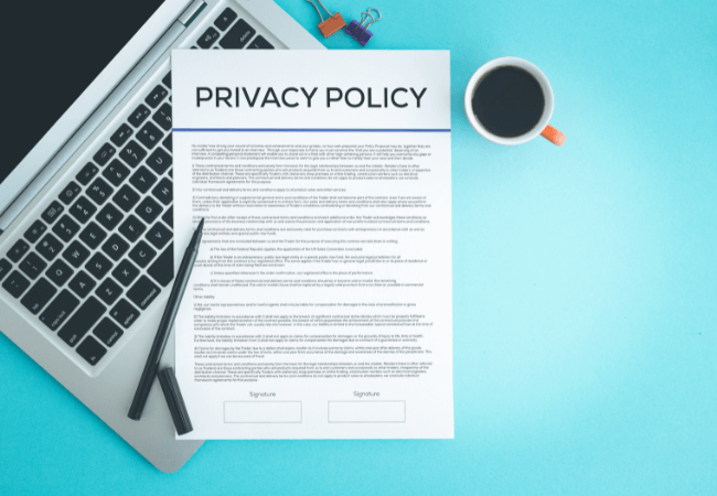 プライバシーポリシーに盛り込むべき内容4つ